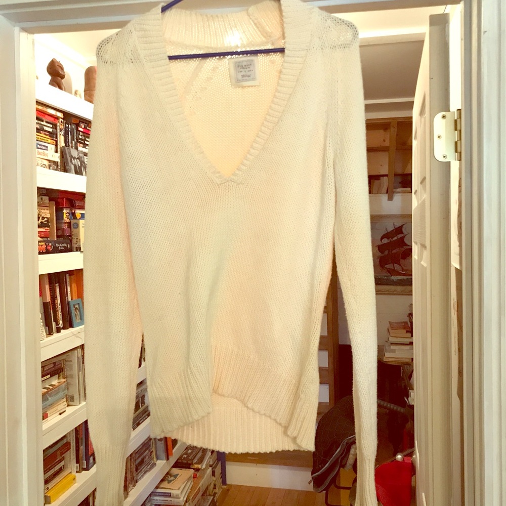 Cream sweater